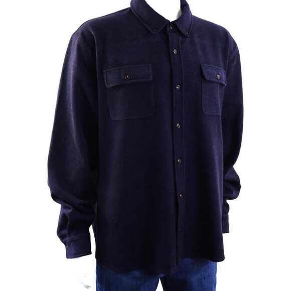 Orvis Heavy Work Over Shirt Mens XXL Long Sleeves Button Up Chore Rancher - Picture 2 of 11